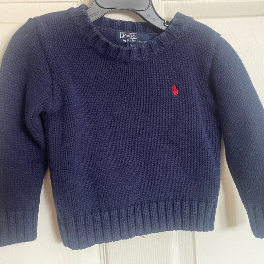 Polo by Ralph Lauren Navy Kids Sweater
